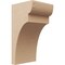 Ekena Millwork 6"W x 6"D x 12"H Wide Yorktown Rough Cedar Woodgrain TimberThane Corbel, Primed Tan CORUR06X06X12YORRCPR - alternate 1